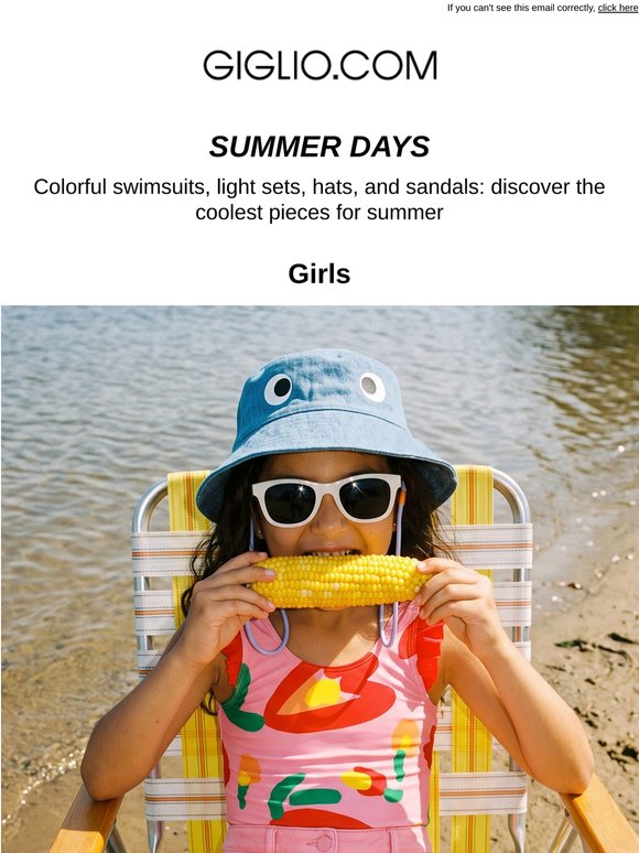 Kids vacation looks: Stella McCartney Kids, MC2 Sainth Barth, and Polo Ralph Lauren