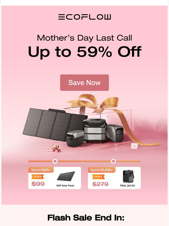 ⏳3 Days Left | Mother’s Day Final Sale Up to 59% OFF