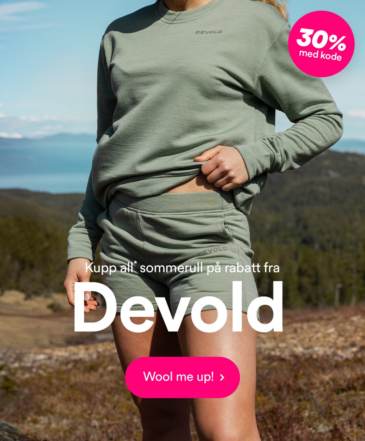 Kupp Devold på rabattkode