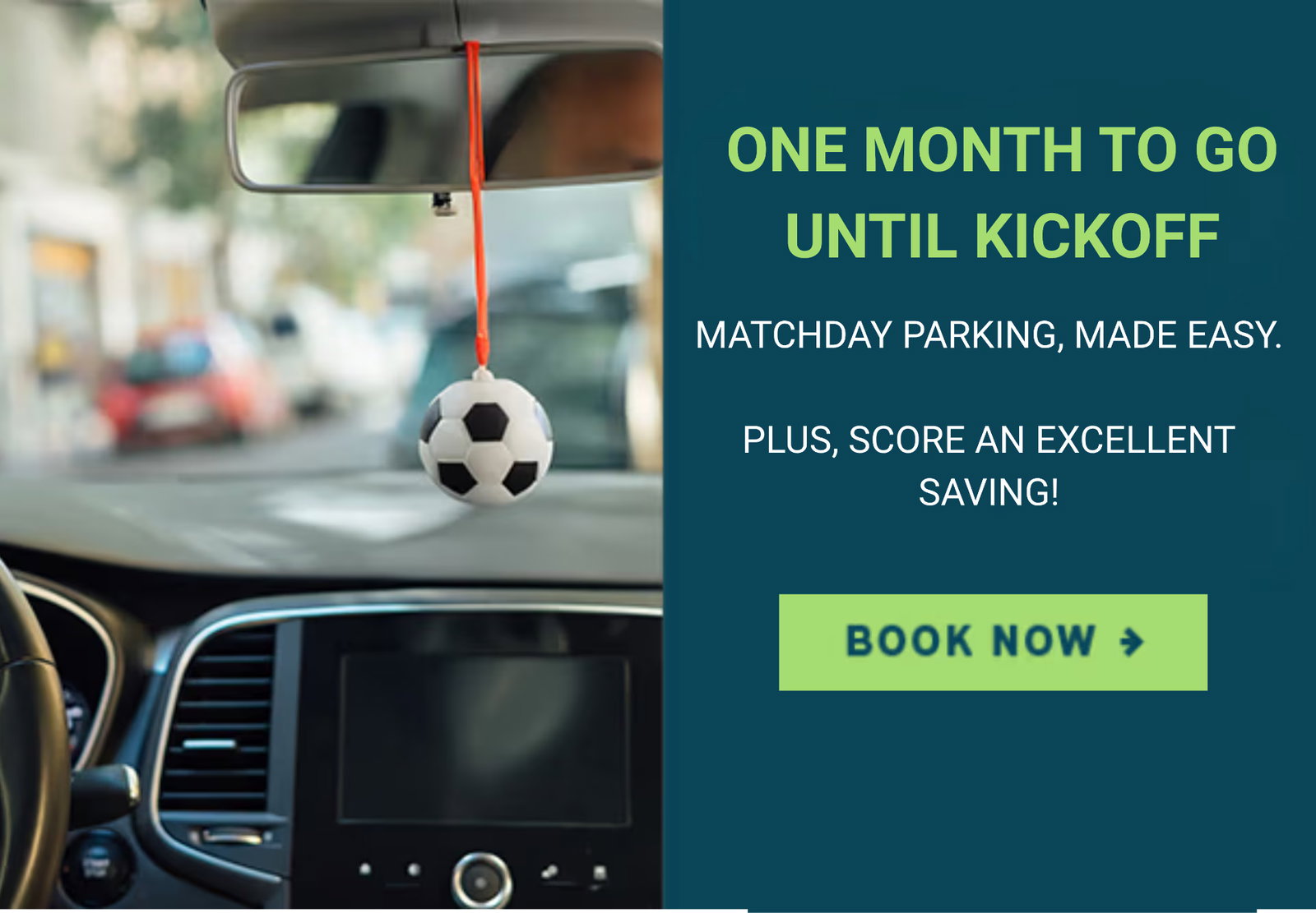 Did you know you could save up to 90%* compared to stadium parking rates?