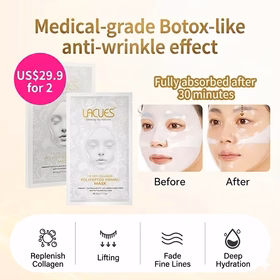 LACUES I III XVII Collagen Polypeptide Firming Mask 5pcs X2