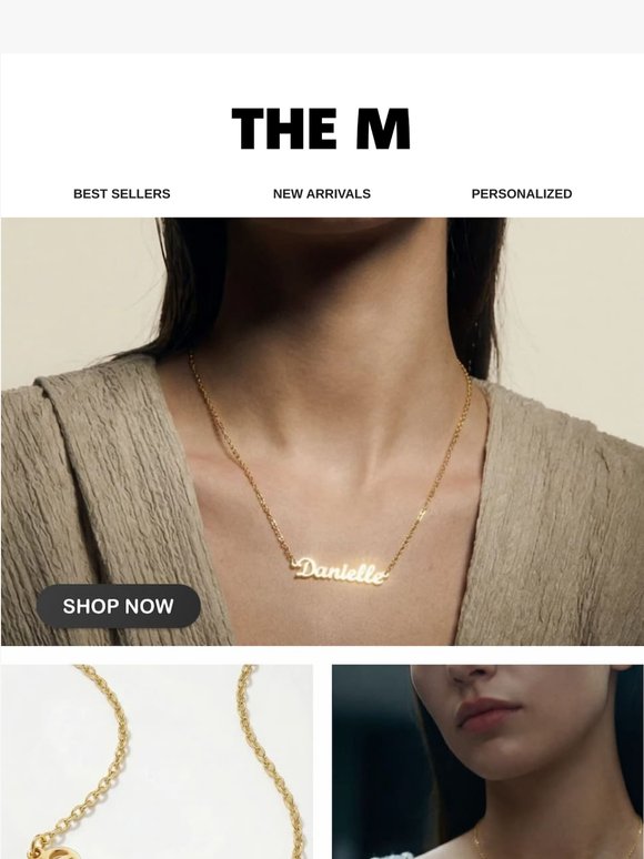 SOLID 14KT, WITH YOUR NAME