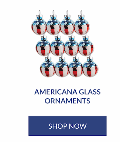 Americana Glass Ornaments
