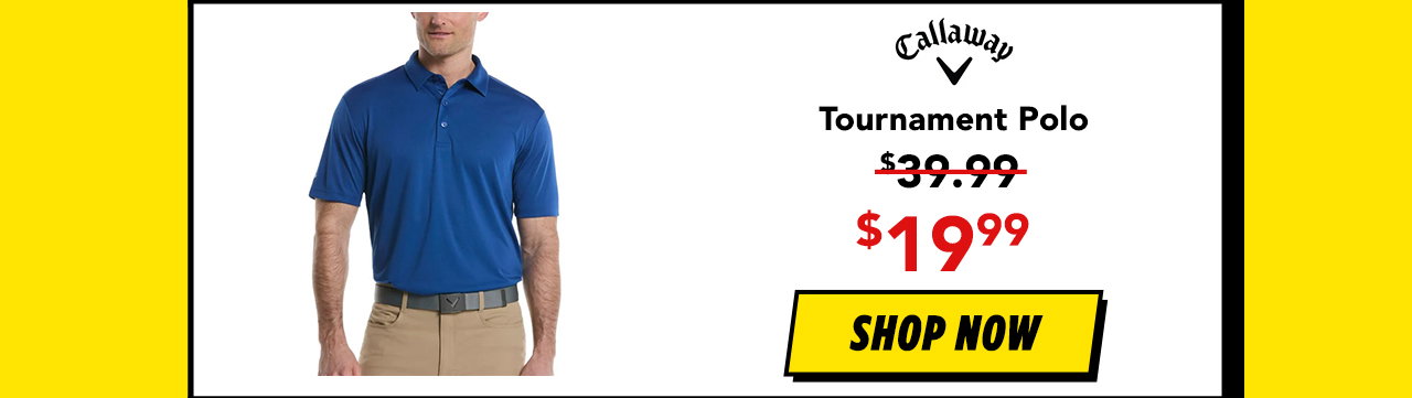 Callaway Tournament Golf Polo - ON SALE