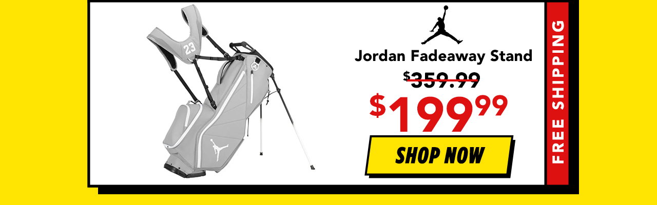 Nike Air Jordan Fadeaway 6-Way Golf Stand Bag - ON SALE