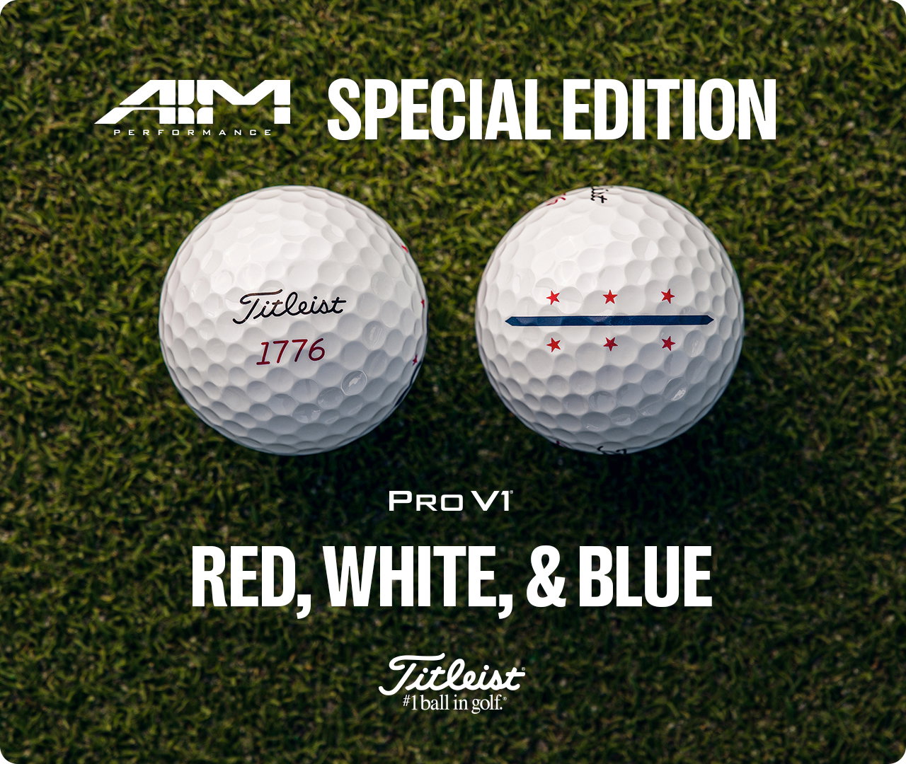 Titleist Pro V1 AIM USA Special Edition