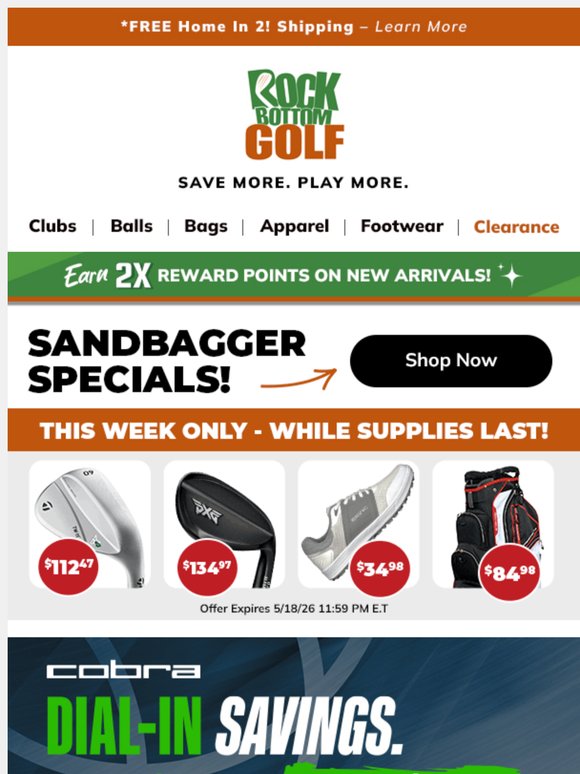 Cobra & Puma PRICE DROPS ⬇️ 15-30% Off SITE WIDE ⚡ INSTANT SAVINGS!
