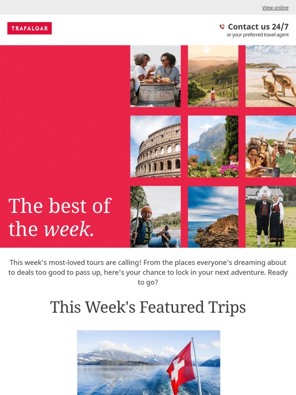 Unlock this week's best trips and travel deals