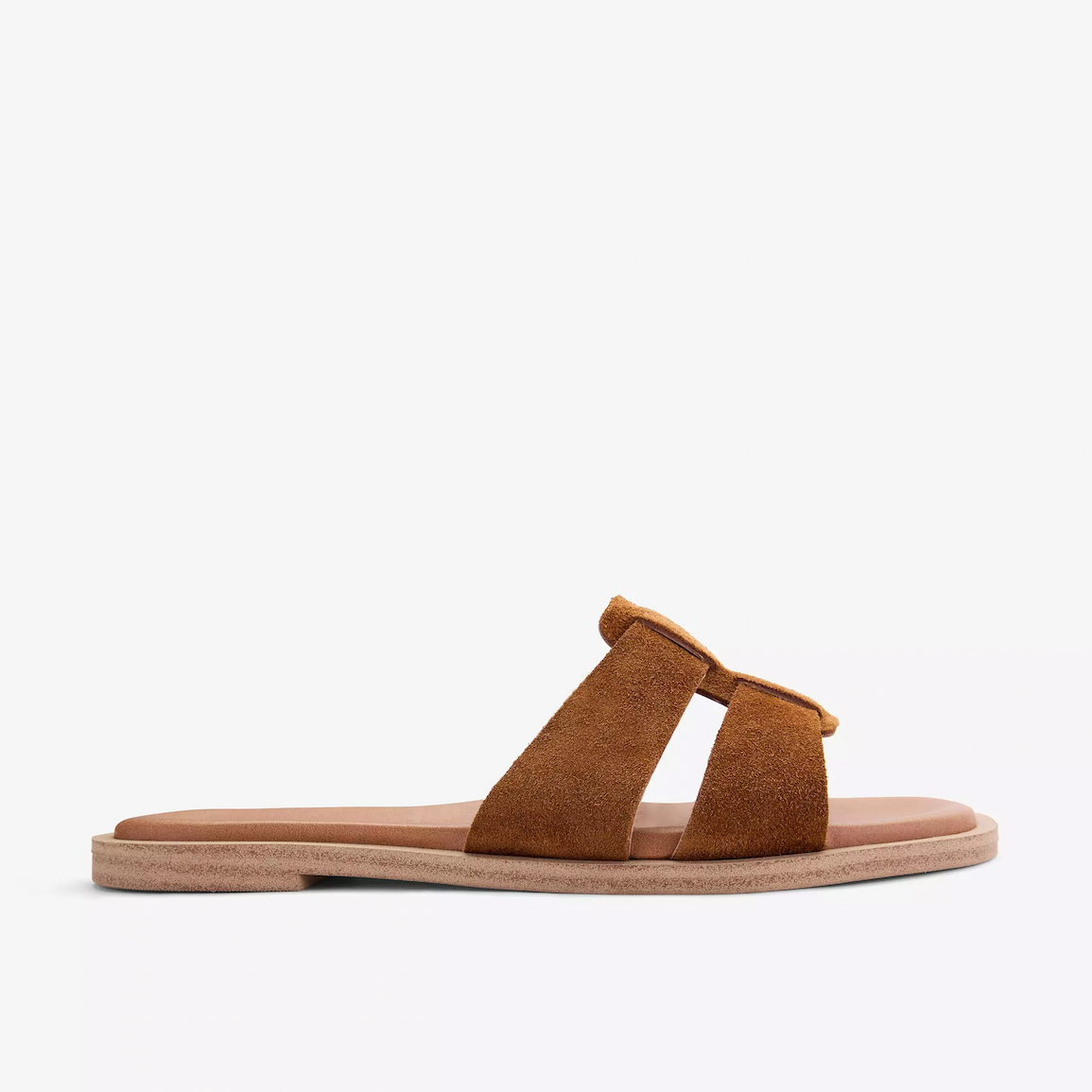 Trala Slide Tan Suede