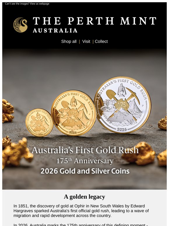 Honouring 175 years of Australia’s first gold rush