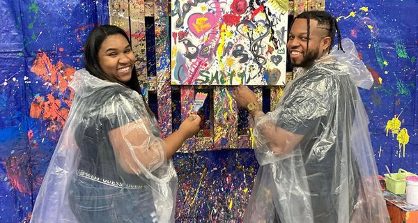 Splatter Paint Experience for Up to 6 People, Any Day or Su-Fri