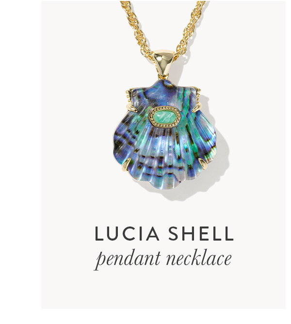 Lucia Shell pendant necklace