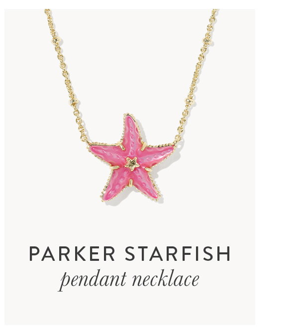 Parker Starfish pendant necklace