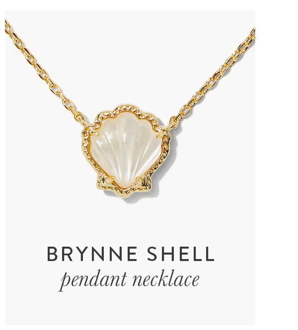 Brynne Shell pendant necklace