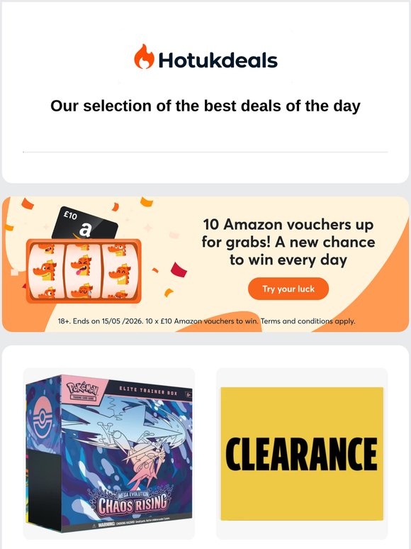Our selection of the best deals of the day