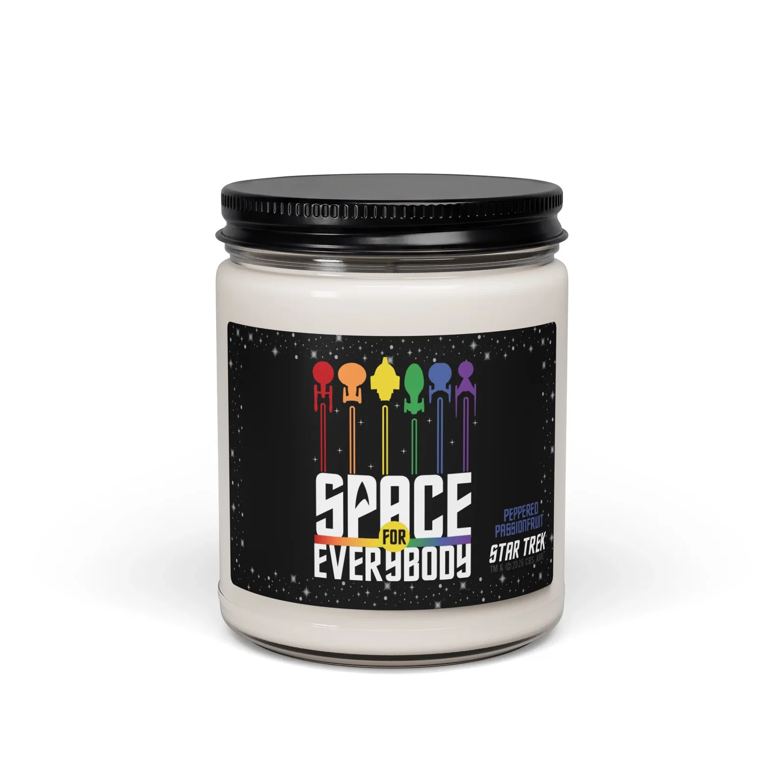 Image of Star Trek Pride Space for Everybody Scented Soy Candle