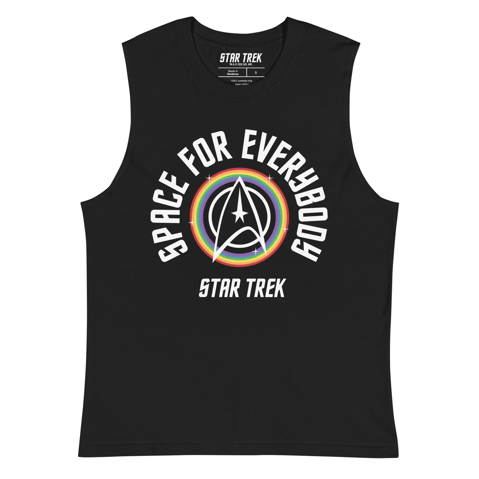 Image of Star Trek Pride Space for Everybody Muscle Tank Top