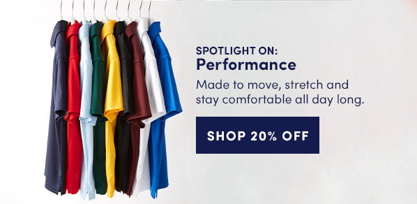 20% off performance