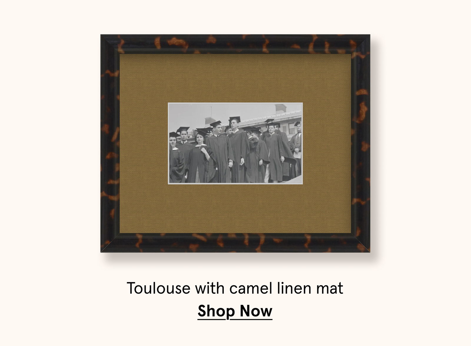 Toulouse with camel linen mat
