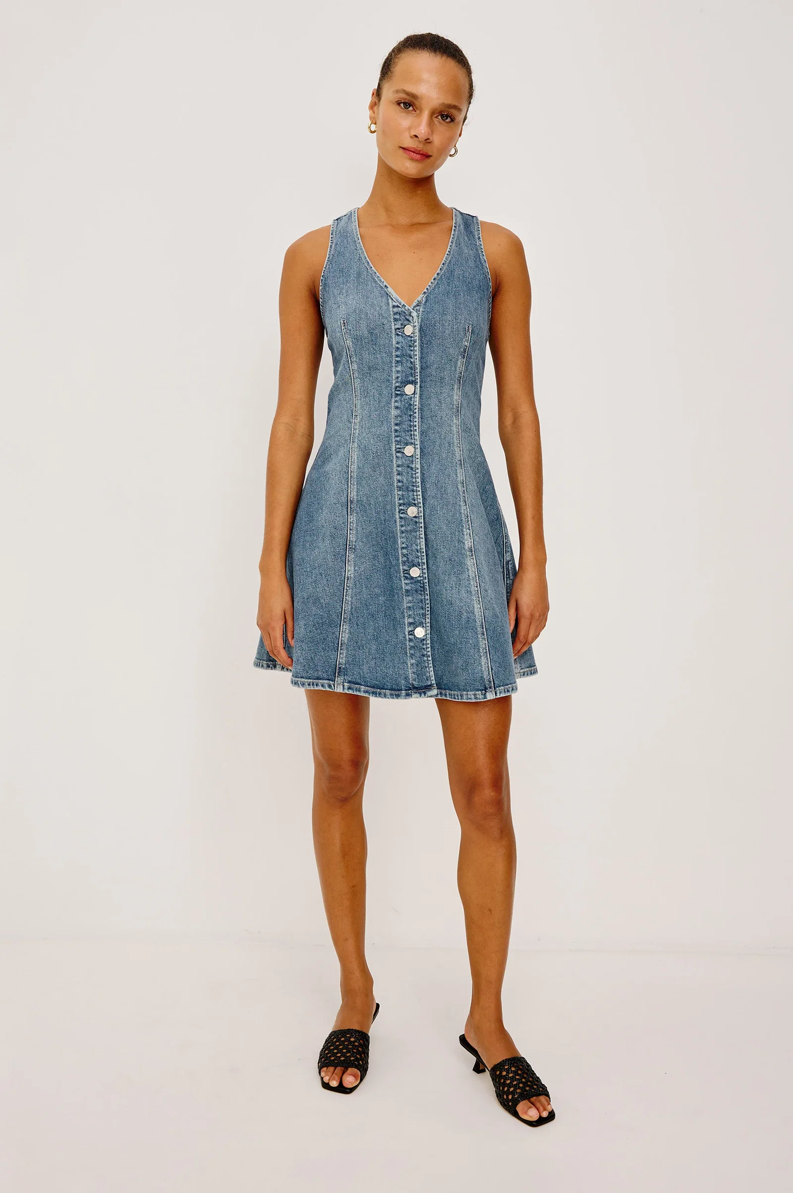 Image of ANAHEIM DRESS - HERITAGE BLUE