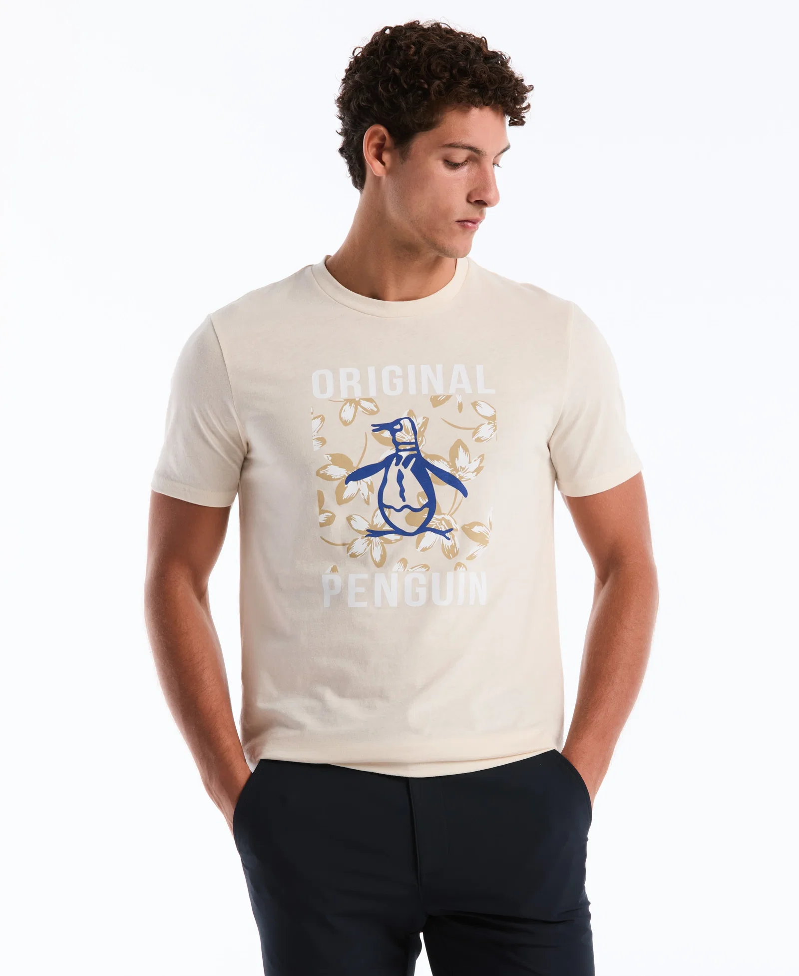 Image of Floral Pete Graphic Cotton Tee