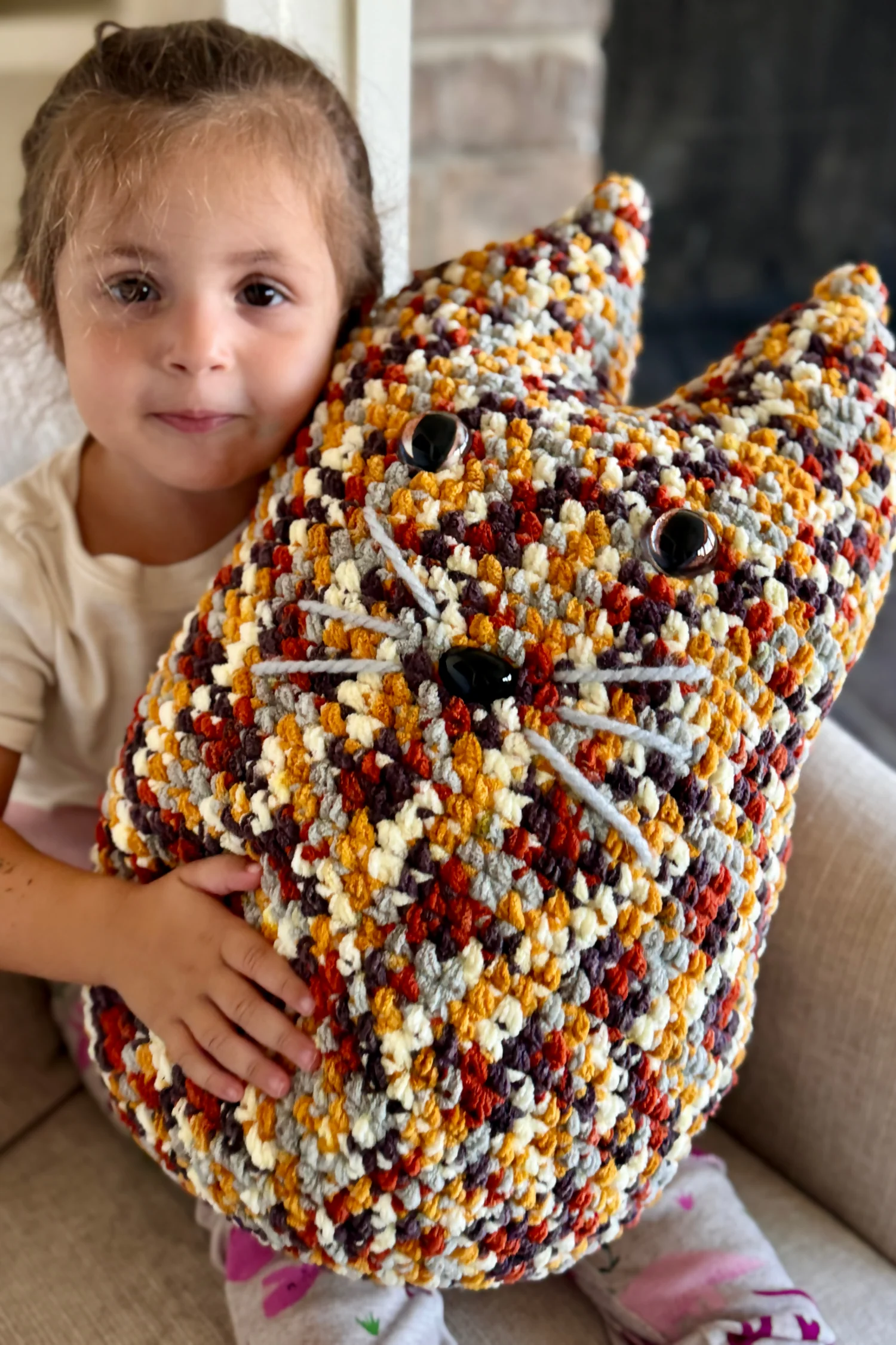 Image of My Favorite Cat Pillow Pal (Crochet)