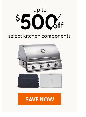 Up to $500 off select kitchen components