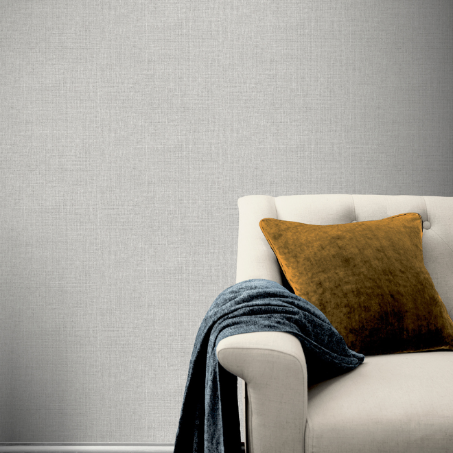 Country Plain Wallpaper Grey Arthouse 295002