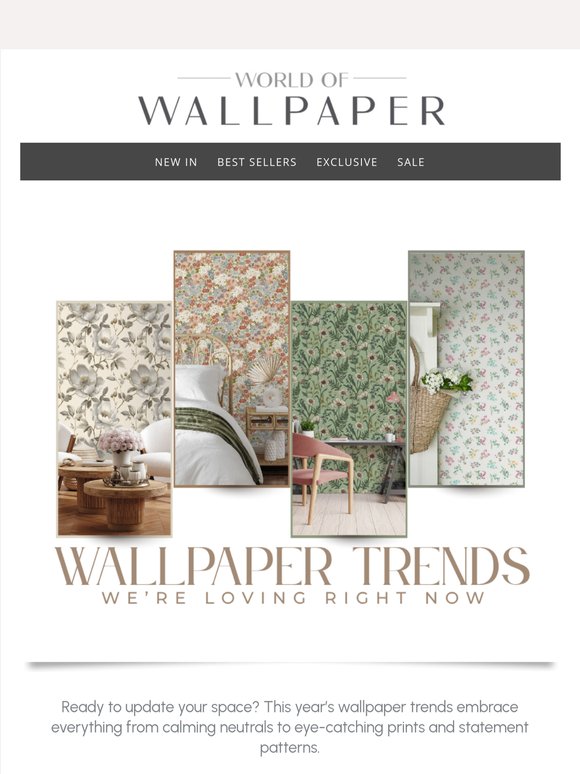 Wallpaper Trends We're Loving Right Now ✨