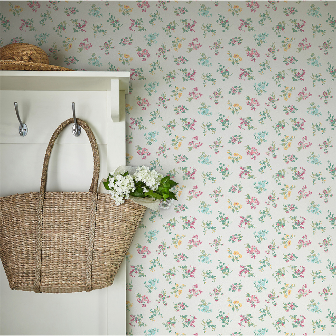 Laura Ashley Keeleigh Posy Wallpaper Multi 143330
