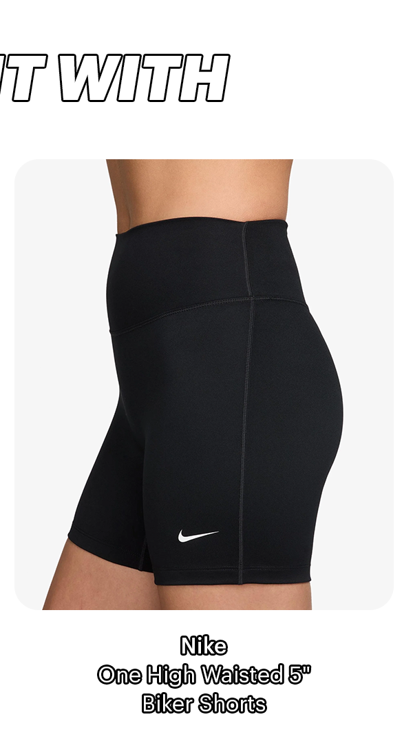 Nike - One High Waisted 5" Biker Shorts
