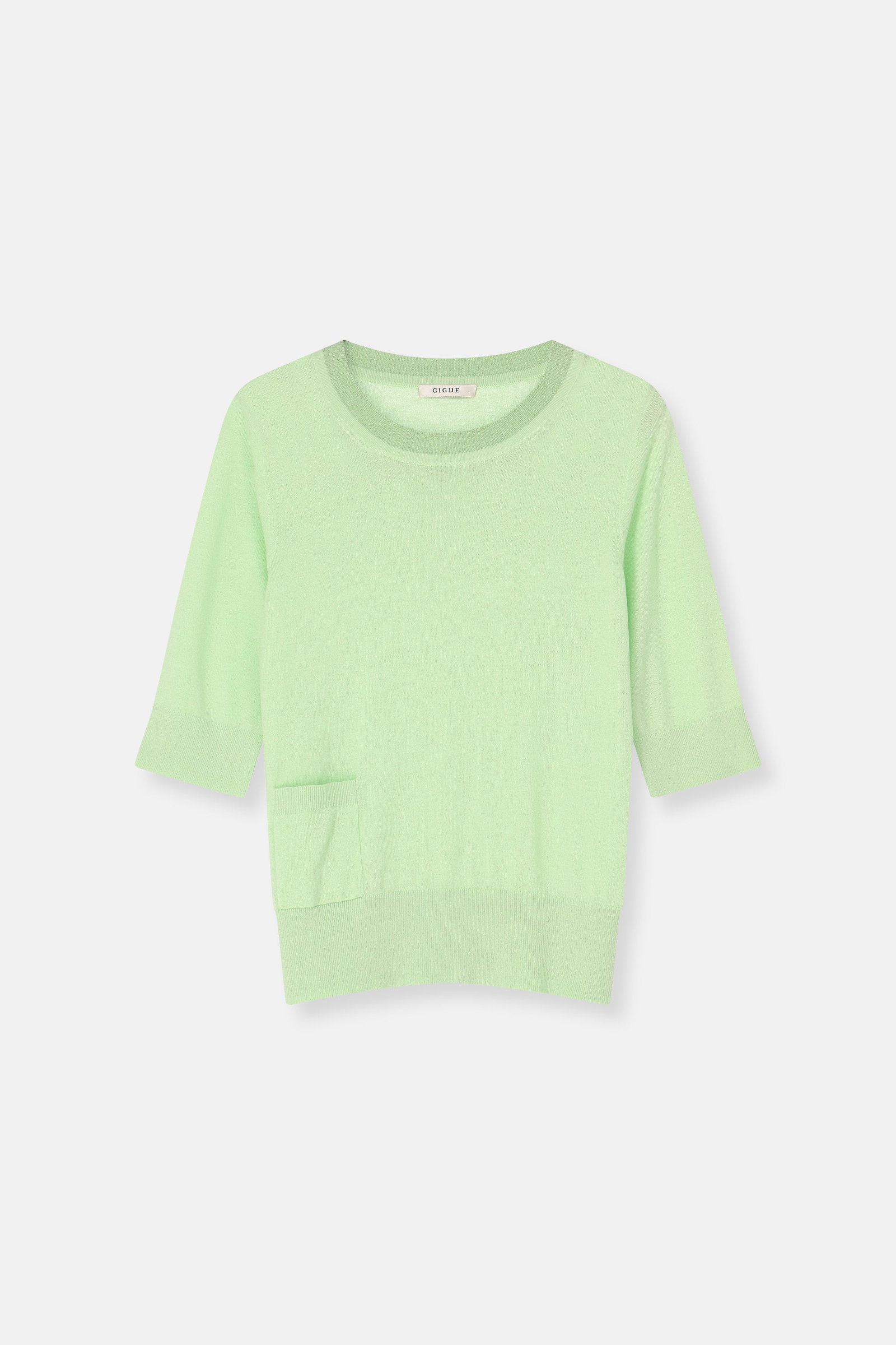 Image of Leal mintgroene pull
