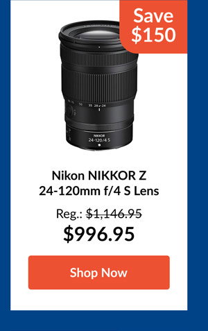 Nikon NIKKOR Z 24-120mm f/4 S Lens