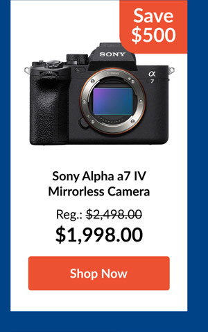 Sony Alpha a7 IV Mirrorless Camera