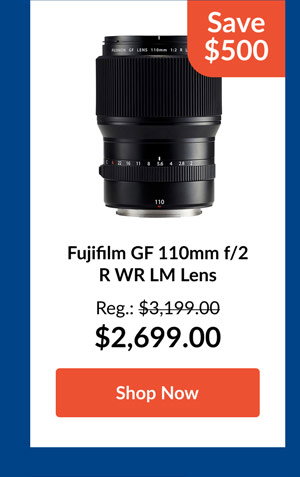 Fujifilm GF 110mm f/2 R WR LM Lens