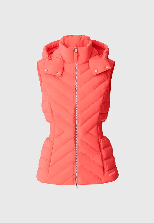 HOSHI Light down hooded vest for Women