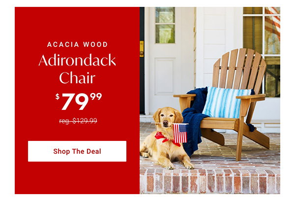 Adirondack Chair - Shop The Deal
