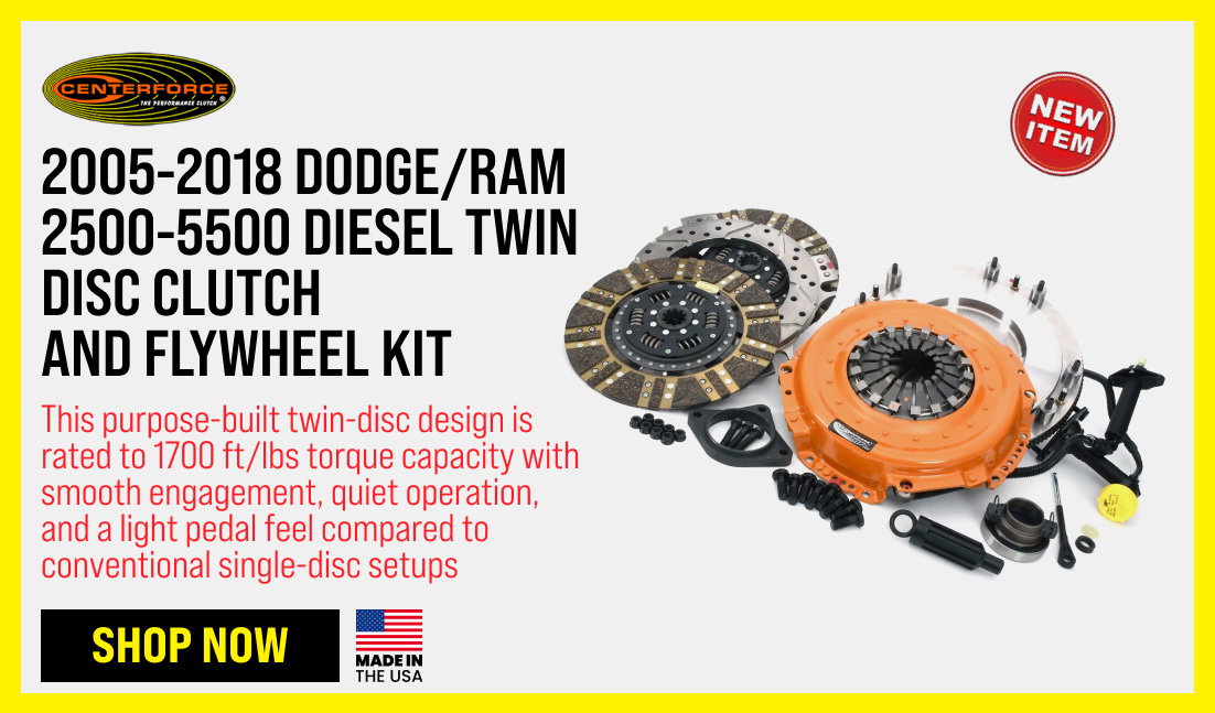 2005-2018 Dodge/Ram 2500-5500 Diesel Twin Disc Clutch and Flywheel Kit