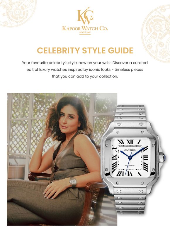 The A-list Edit: Watches Inspired by Celebrity Style