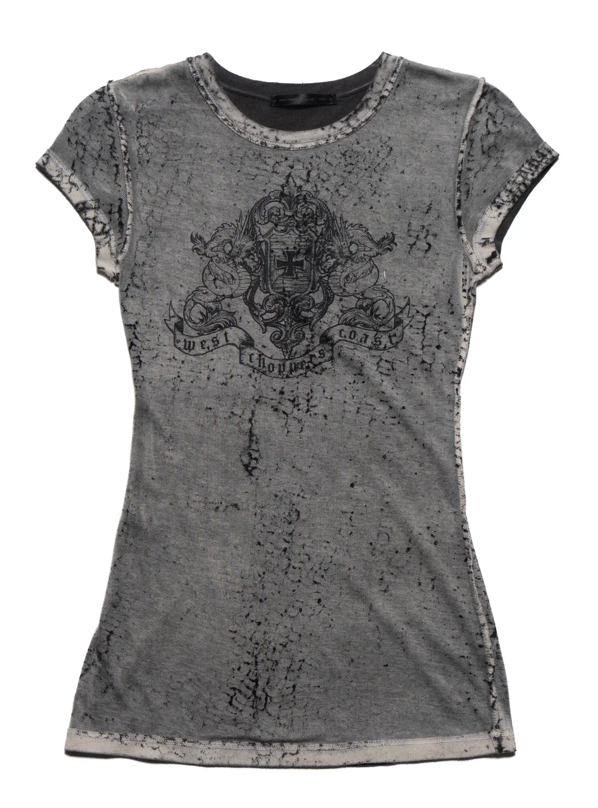 Vintage West Coast Choppers Dragon Tee Grey