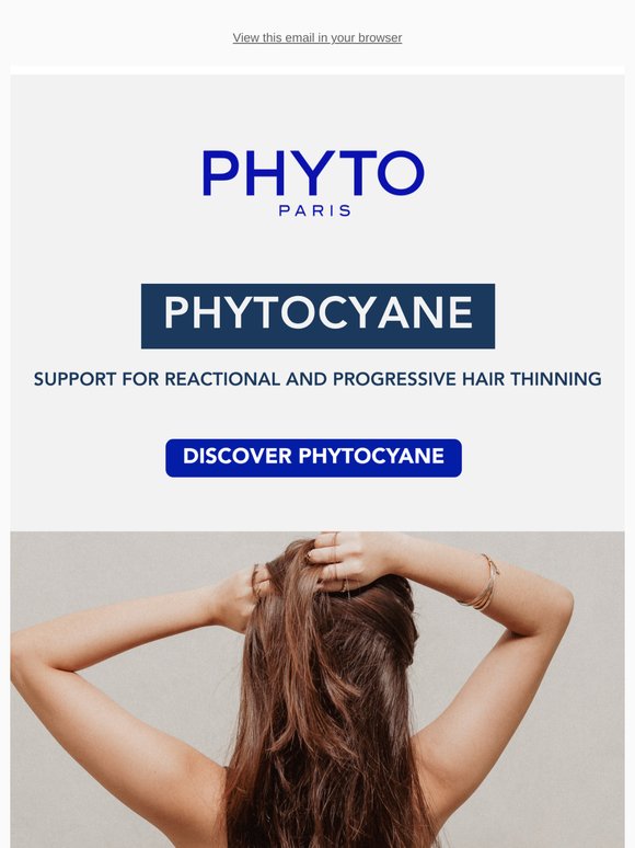 Hair thinning? Explore PHYTOCYANE Solutions  🌿