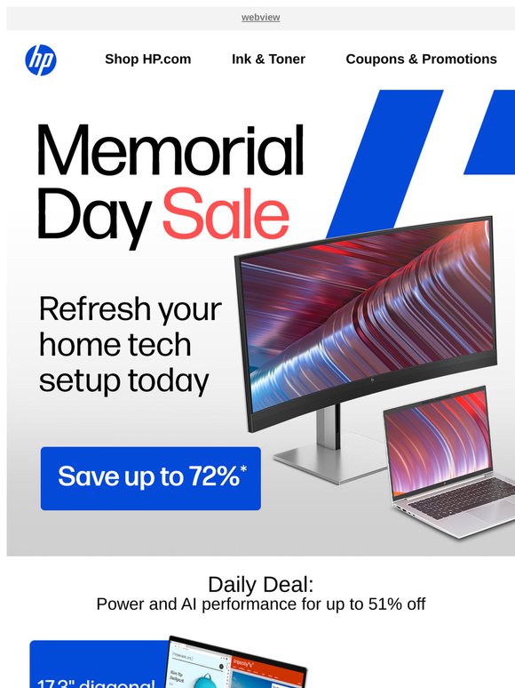 Get a 17-inch laptop AI PC for 51% off!