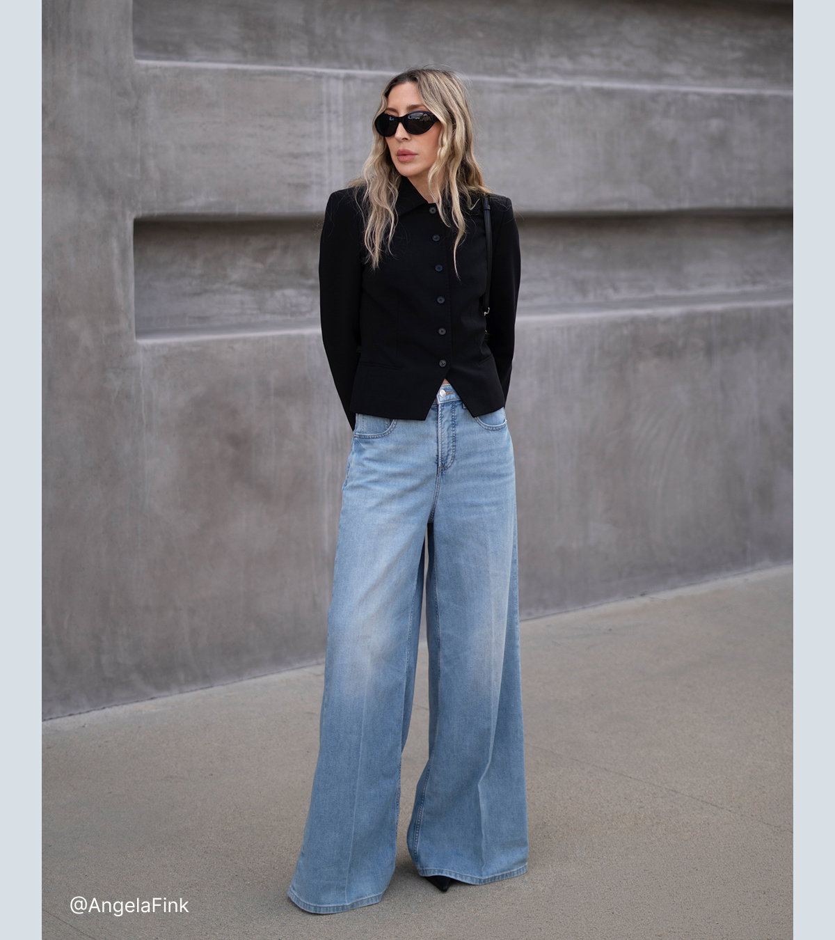 Angela Fink styles Authentic Lightweight Denim