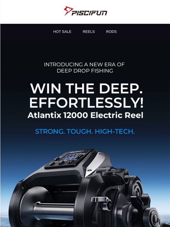 🎉Meet The New Atlantix 12000 Electric Reel