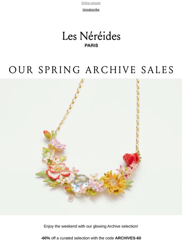 Enjoy our Archive Sales this week-end ☀️