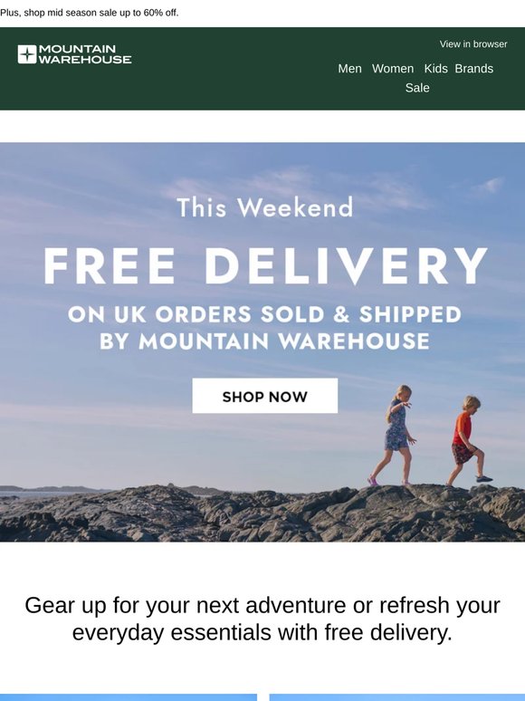 Free Delivery Now On! 🚚