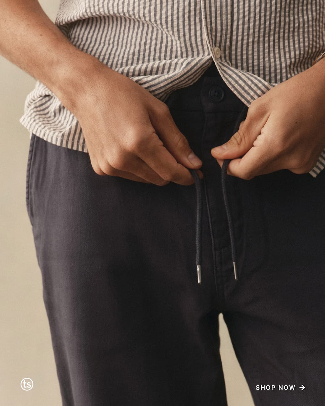 The Roamer Pant in Navy Broken Twill. Shop Now. 