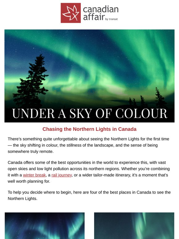 Discover Canada's Northern Lights 💫