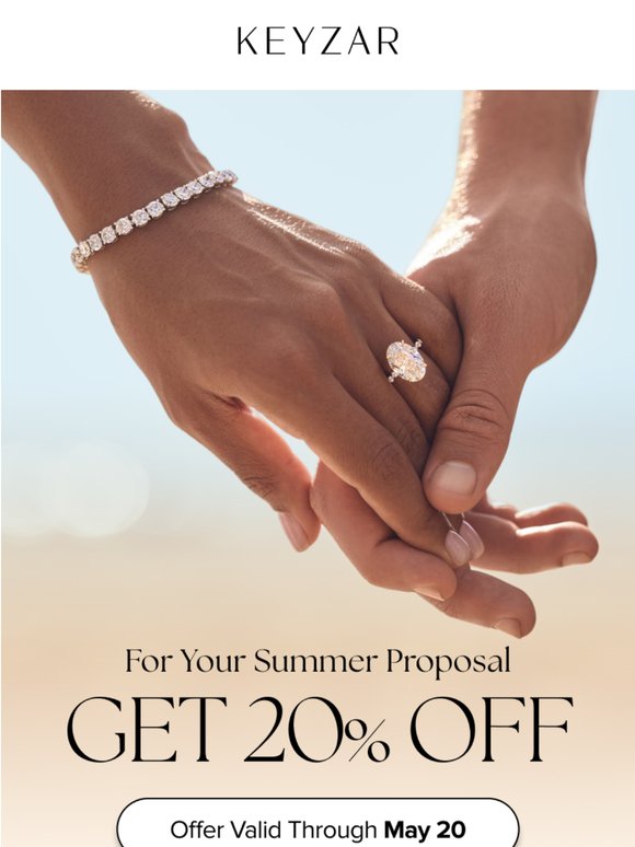 Get 20% OFF For Your Summer Proposal! 💍✨