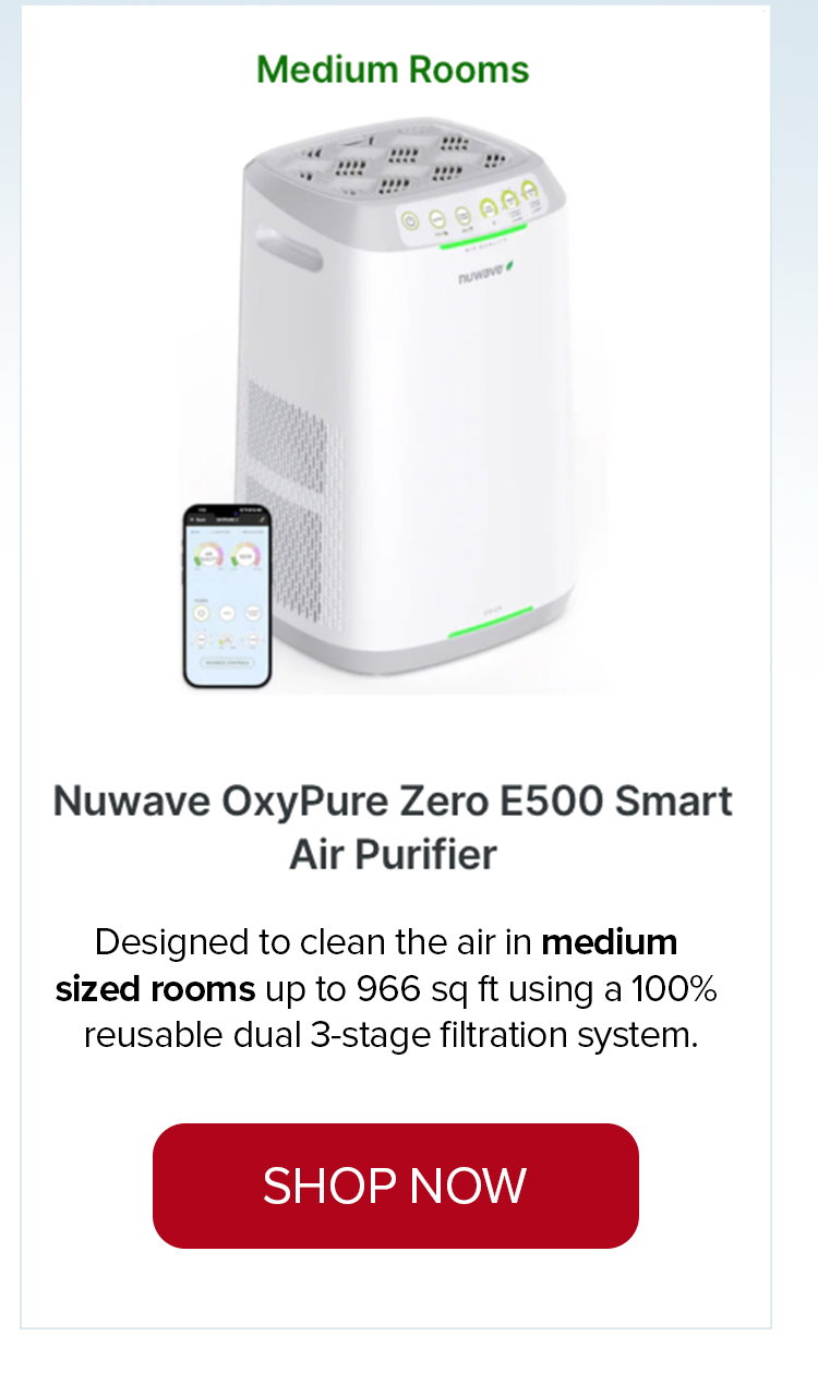 OxyPure Zero E500 Smart Air Purifier